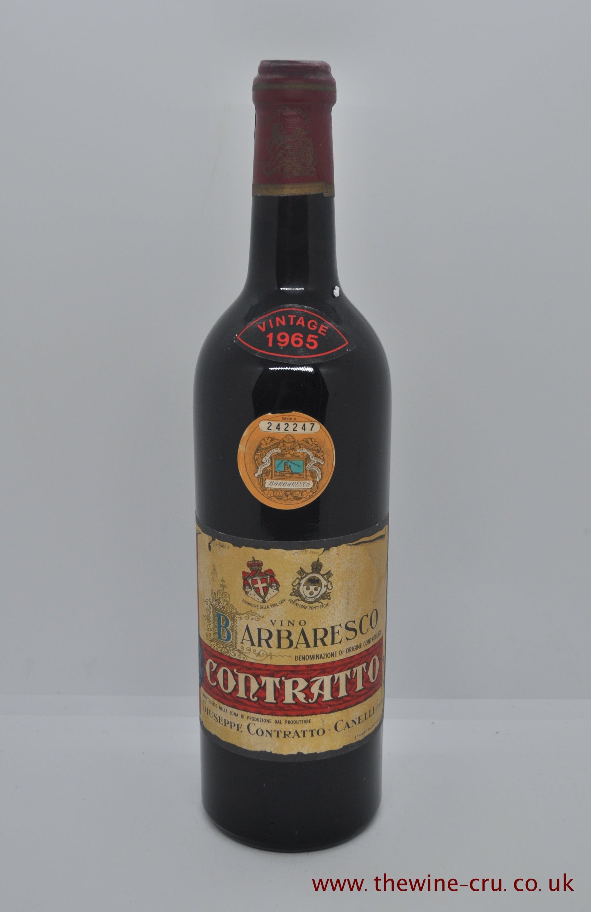 Contratto Barbaresco Vintage 1965 - Just Wines 