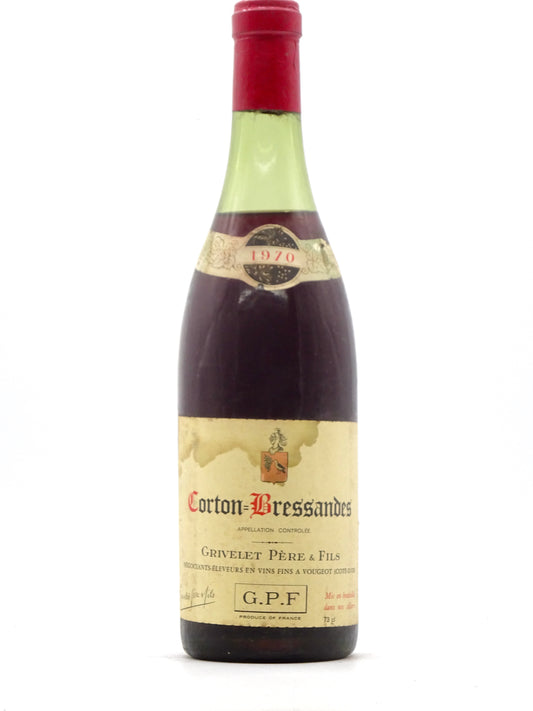 Corton Bressandes, Grand Cru, Domaine Grivelet, 1970 - Just Wines 