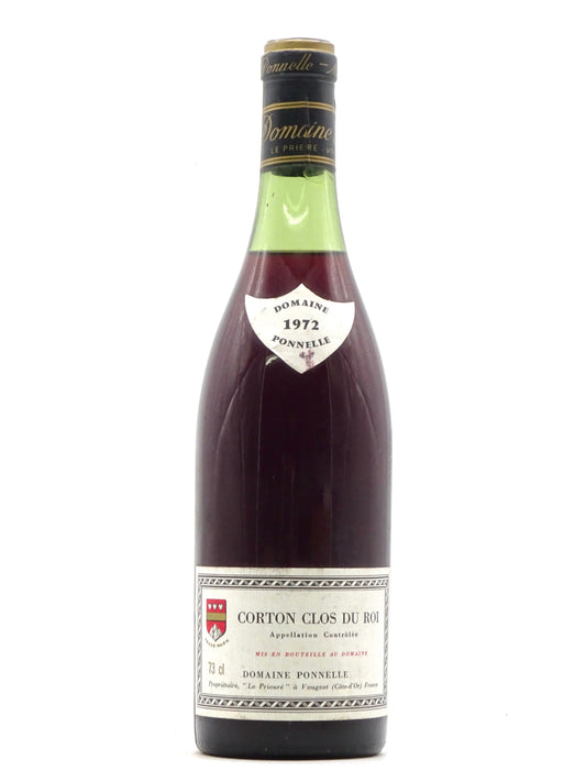 Corton Clos du Roi, Grand Cru, Domaine Pierre Ponnelle, 1972 - Just Wines 