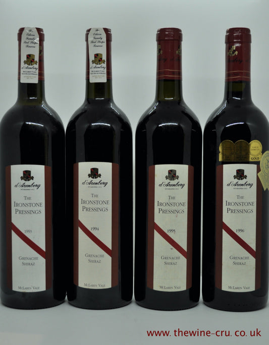 d'Arenberg The Ironstone Pressings Vertical Tasting 1993 - 1996 - Just Wines 