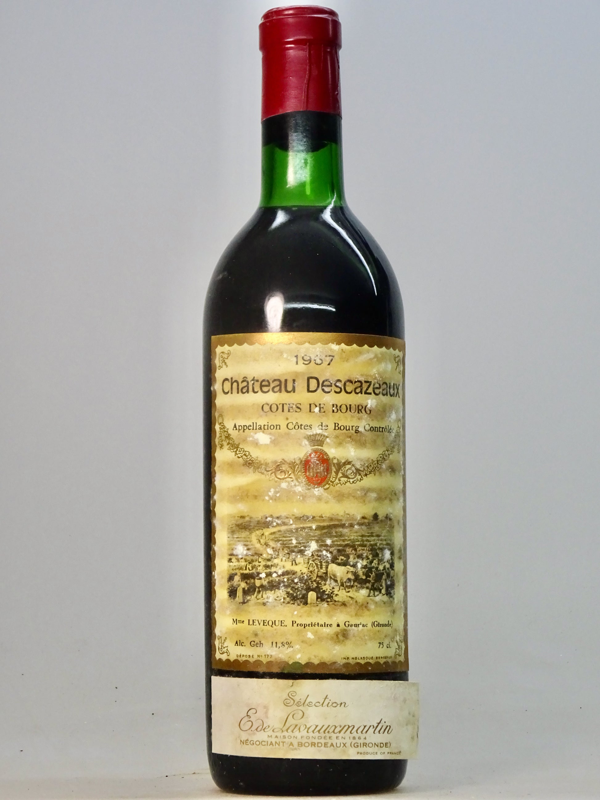 Descazeaux, C么tes de Bourg, 1967 - Just Wines 