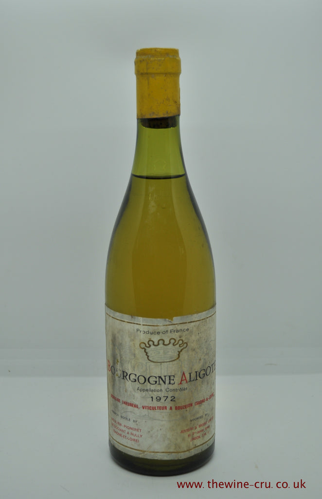 Domaine Theureau Bourgogne Aligote 1972 - Just Wines 