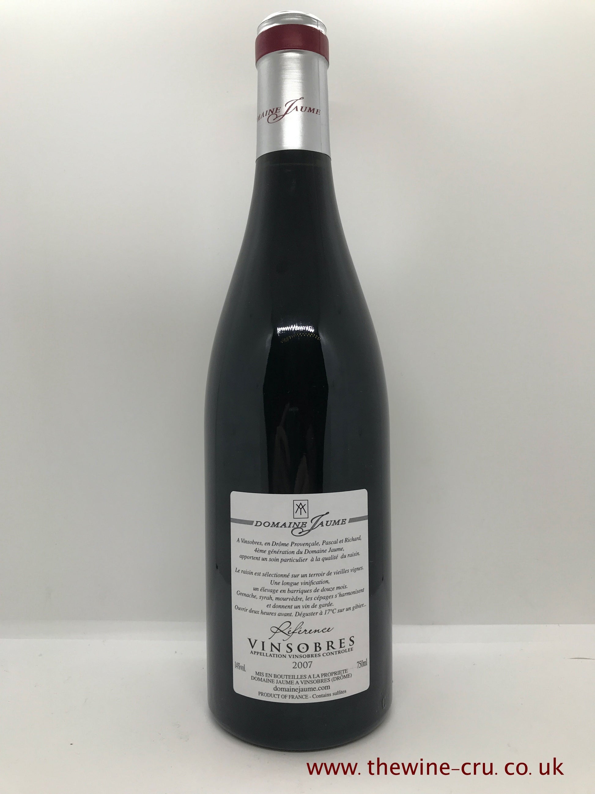 Domaine Jaume Vinsobres Reference Vintage 2007 - Just Wines 