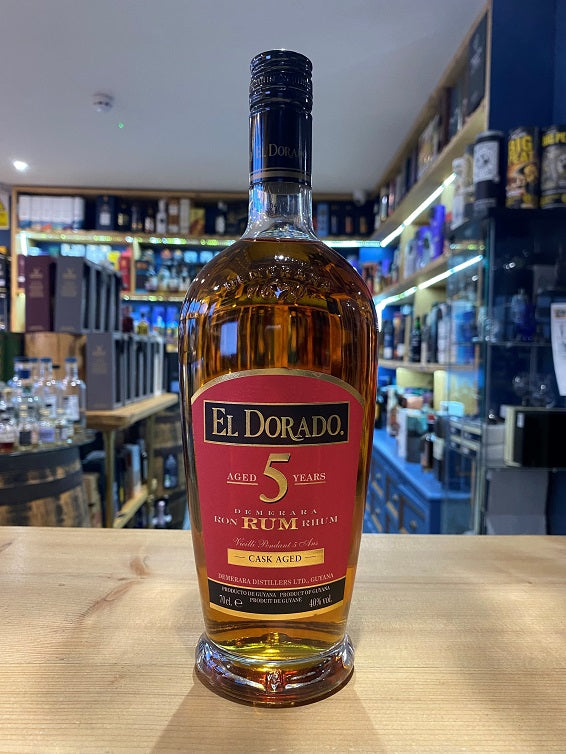 El Dorado Aged 5 Years Demerara Rum 70cl 40% - Just Wines 