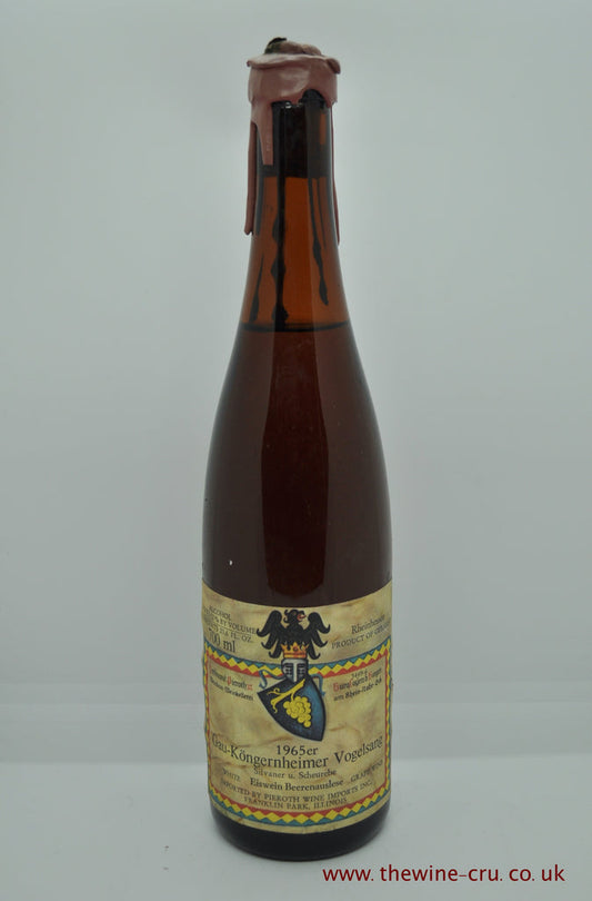 Pieroth Gau - Kongernheimer Vogelsang Eiswein Trockenauslese 1965 - Just Wines 