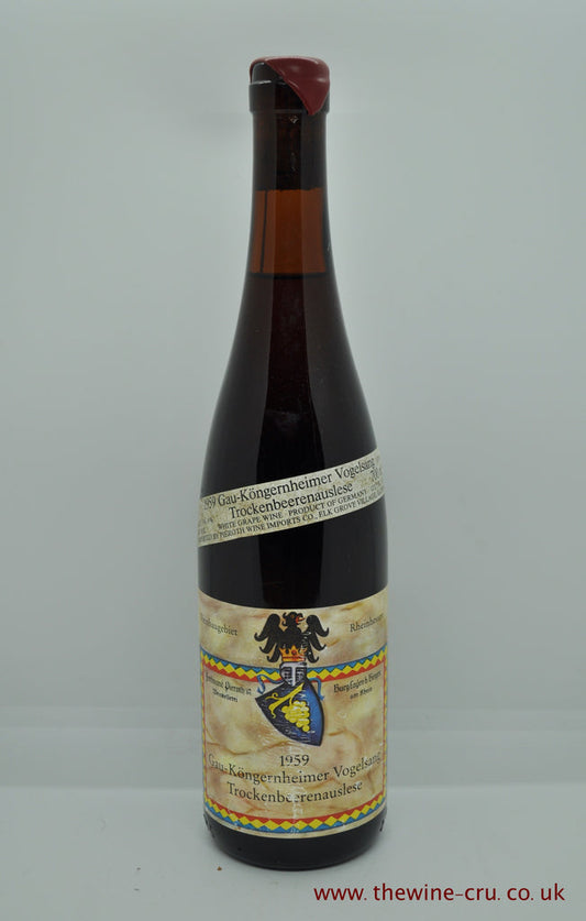 Pieroth Gau - Kongernheimer Vogelsang Trockenbeerenauslese 1959 - Just Wines 