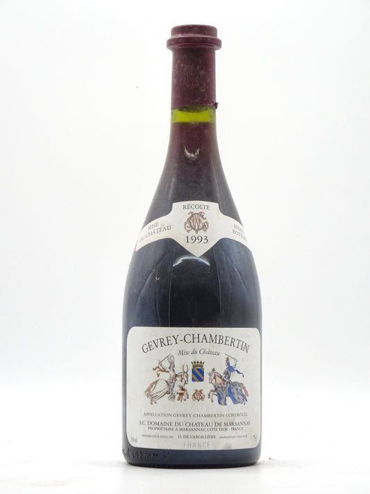 Gevrey Chambertin, Ch芒teau de Marsannay, 1993 - Just Wines 