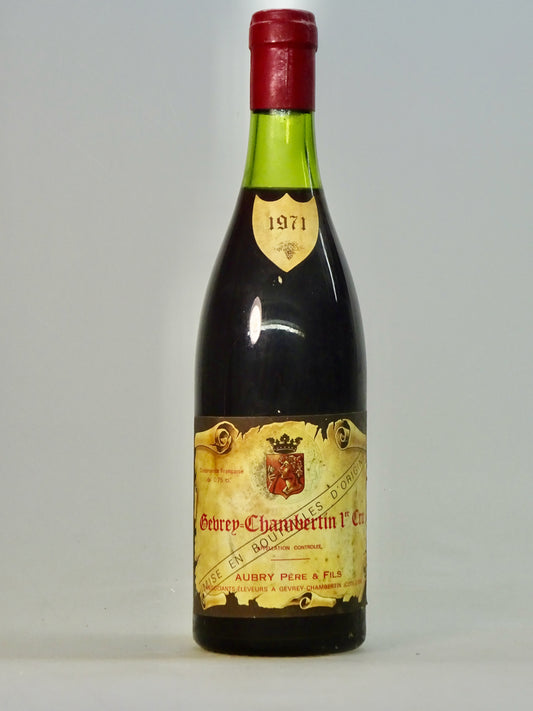 Gevrey Chambertin 1er Cru, Domaine Aubry, 1971 - Just Wines 