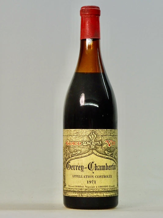 Gevrey Chambertin, Bordas, 1971 - Just Wines 