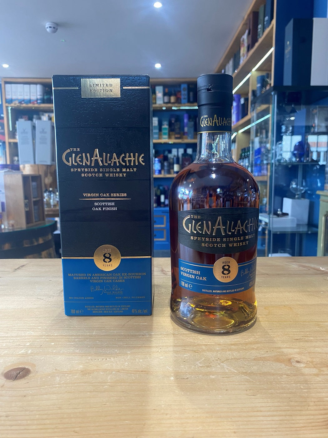 GlenAllachie 8 Year Old Scottish Oak Finish 70cl 48% - Just Wines 