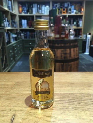 Goslings Gold Bermuda Rum 40% 12x5cl - Just Wines 