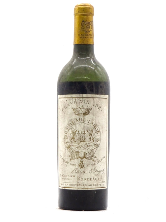 Gruaud Larose, ls, 1921 - Just Wines 