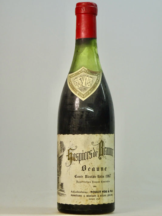 Beaune Cuv茅e Nicolas Rollin, Hospices de Beaune, Poulet P猫re & Fils, ts, 1967 - Just Wines 