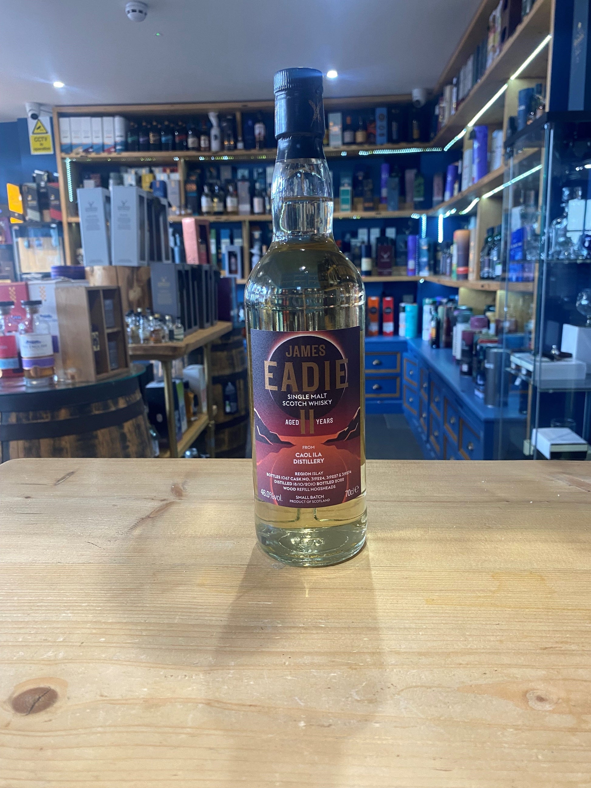 James Eadie Caol Ila Aged 11 Years 70cl 46% - Just Wines 