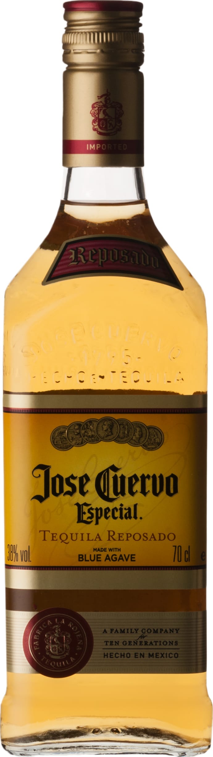 Jose Cuervo Tequila Gold Especial 70cl NV - Just Wines UK 