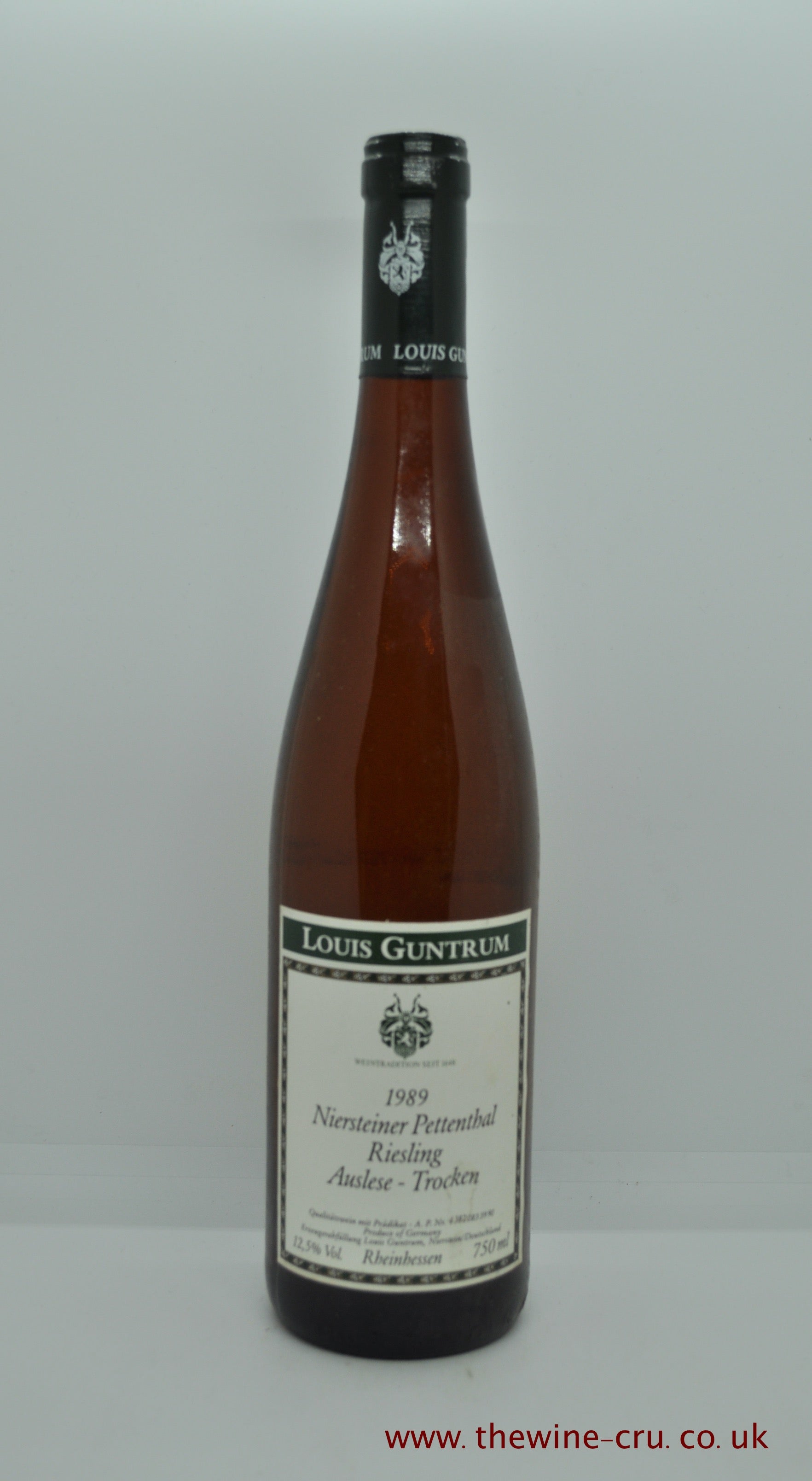 Louis Guntrum Niersteiner Pattenthal Riesling Auslese Trocken 1989 - Just Wines 