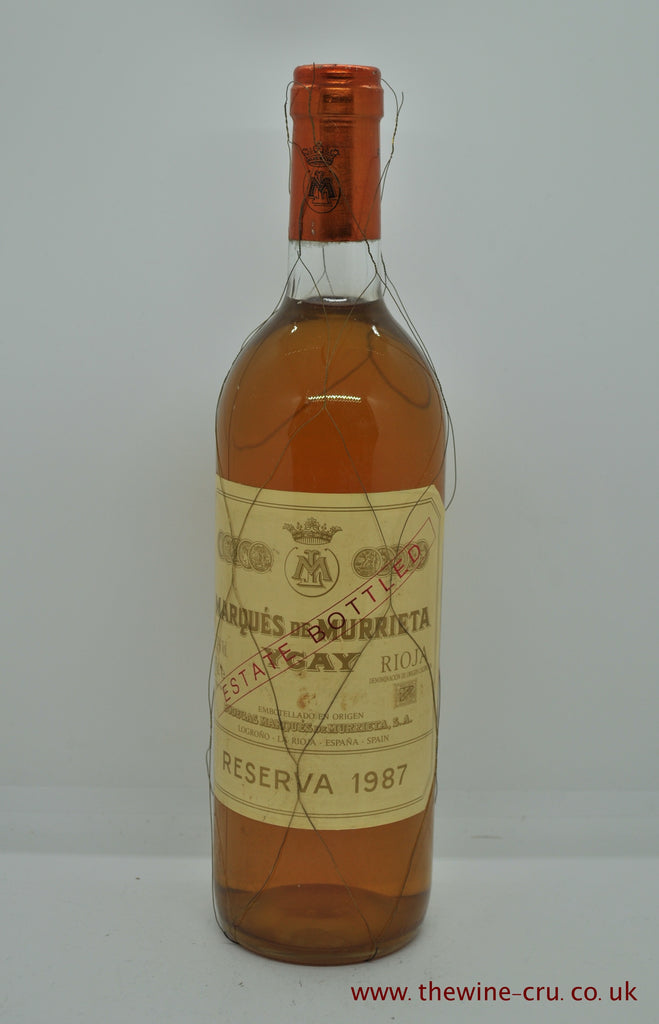 Marques De Murrieta Ygay Reserva Blanco 1987 - Just Wines 