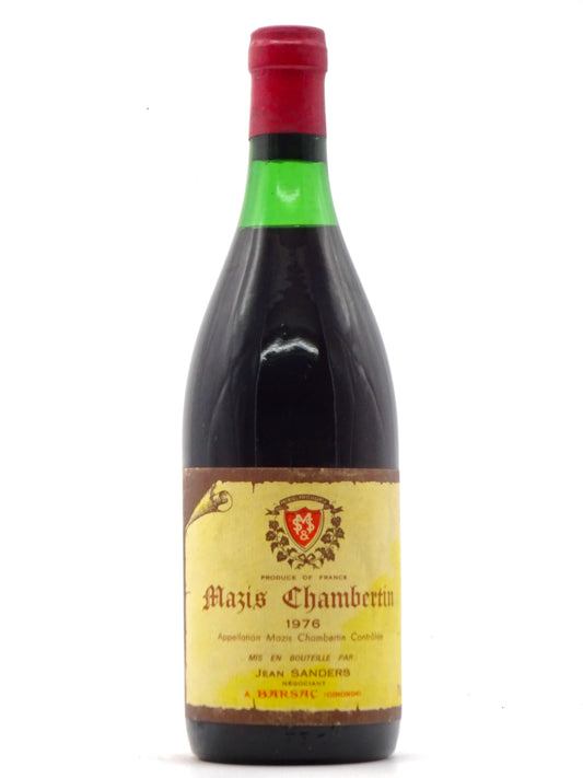 Mazis Chambertin, Grand Cru, Domaine Jean Sanders, 1976 - Just Wines 