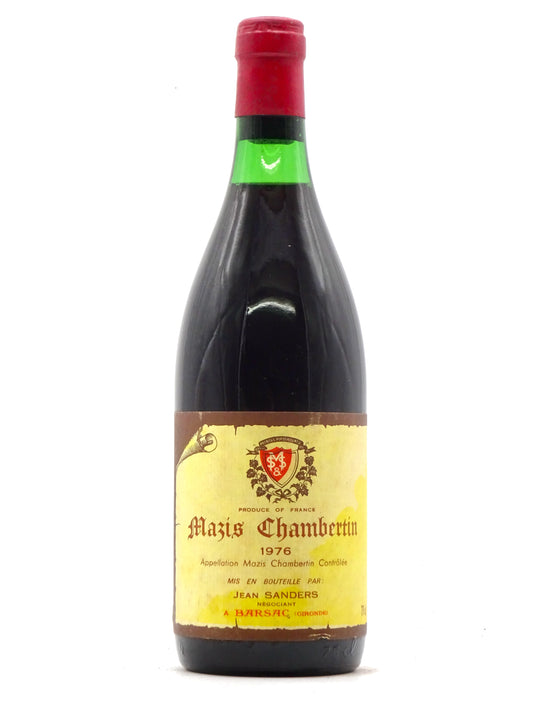 Mazis Chambertin, Grand Cru, Domaine Jean Sanders, 1976 - Just Wines 