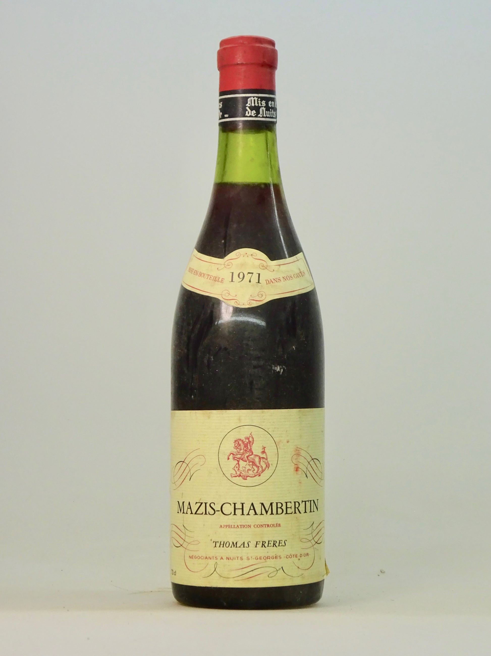 Mazis Chambertin, Grand Cru, Domaine Thomas Fr猫res, vts, 1971 - Just Wines 