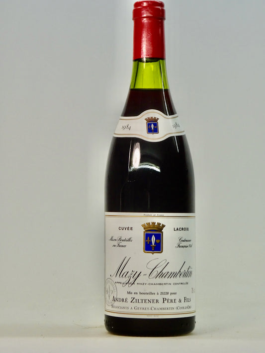 Mazy Chambertin, Grand Cru, Domaine Ziltener, 1984 - Just Wines 