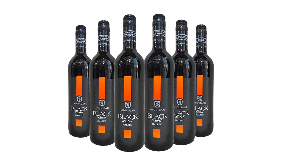 McGuigan Black Label Malbec Red Wine 75cl x 6Bottles - Just Wines 