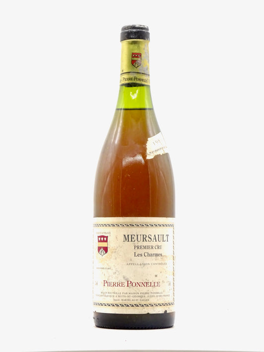 Meursault 1er Cru Charmes, Domaine Pierre Ponnelle, dl, 1989 - Just Wines 