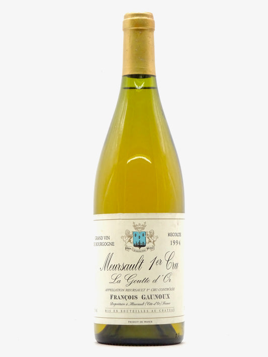 Meursault 1er Cru Goutte d'Or, Domaine Fran莽ois Gaunoux, 1994 - Just Wines 