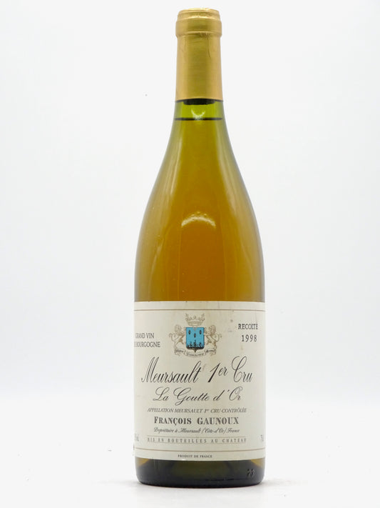 Meursault 1er Cru Goutte d'Or, Domaine Fran莽ois Gaunoux, 1998 - Just Wines 