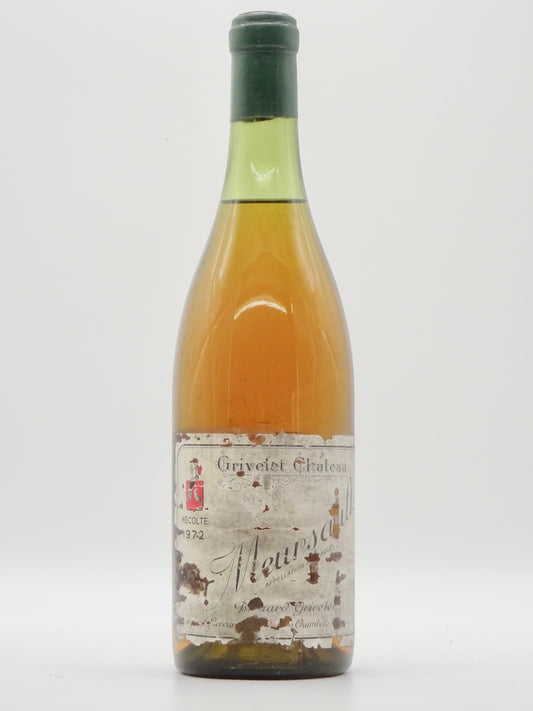 Meursault, Domaine Grivelet , 1972 - Just Wines 