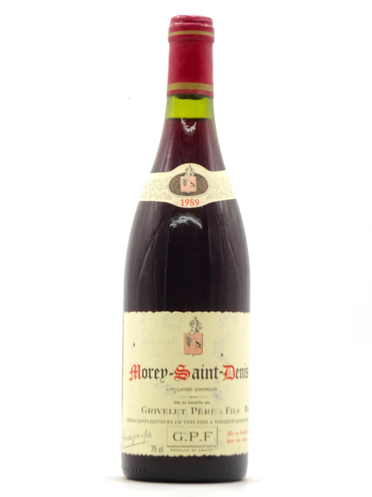 Morey St Denis, Domaine Grivelet, 1989 - Just Wines 