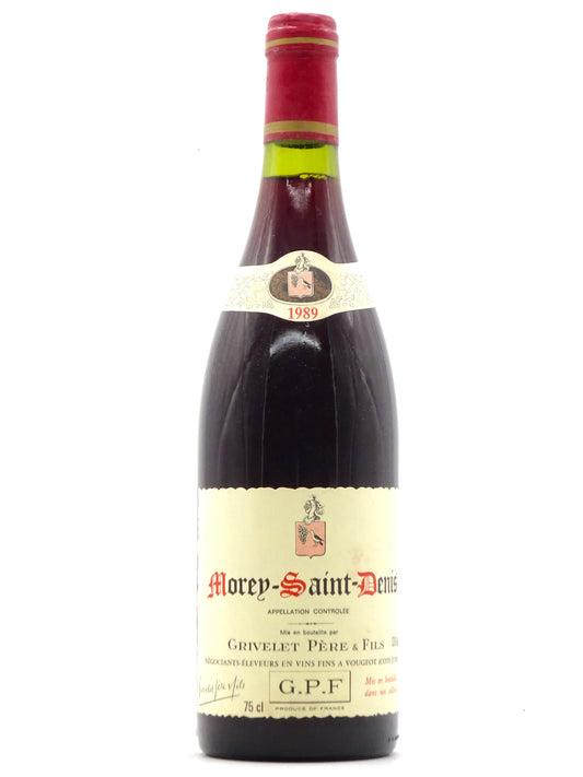 Morey St Denis, Domaine Grivelet, 1989 - Just Wines 