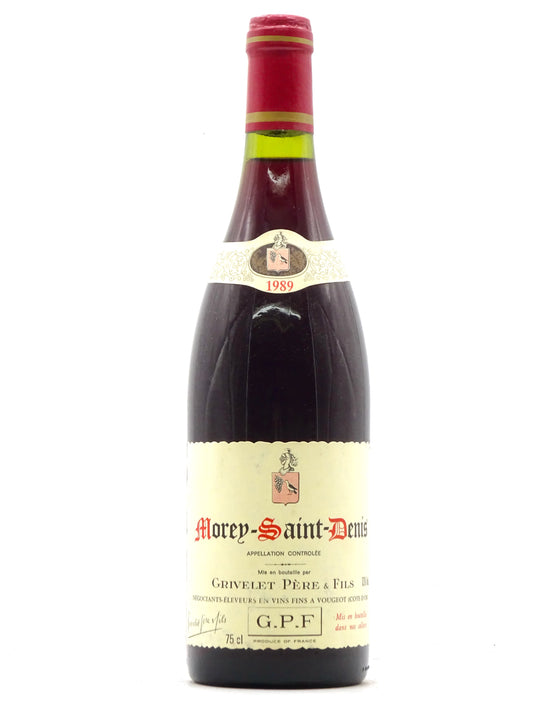 Morey St Denis, Domaine Grivelet, 1989 - Just Wines 