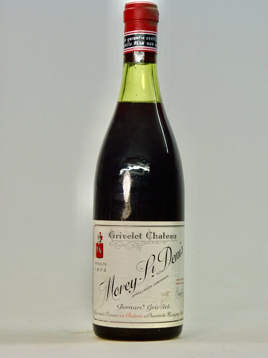 Morey St Denis, Domaine Ch芒teau de Grivelet, Bernard Grivelet, 1970 - Just Wines 