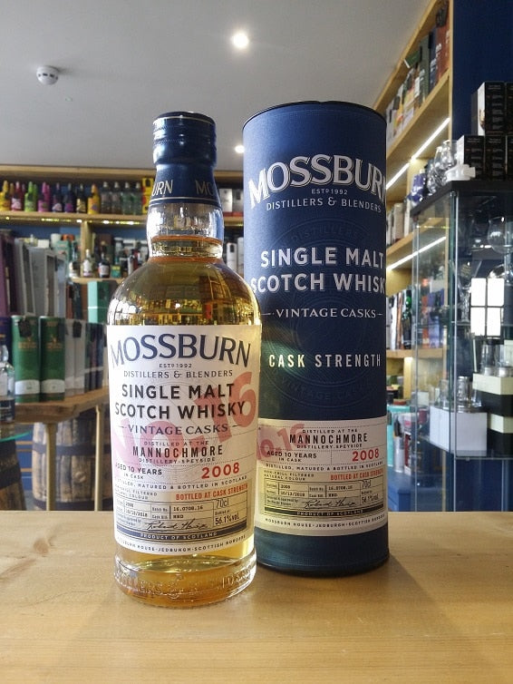 Mossburn Vintage Casks No.16 Mannochmore 2008 10 year old 56.1% 6x70cl - Just Wines 