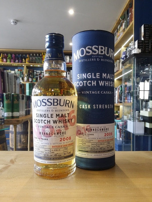 Mossburn Vintage Casks No.16 Mannochmore 2008 10 year old 70cl 56.1% - Just Wines 