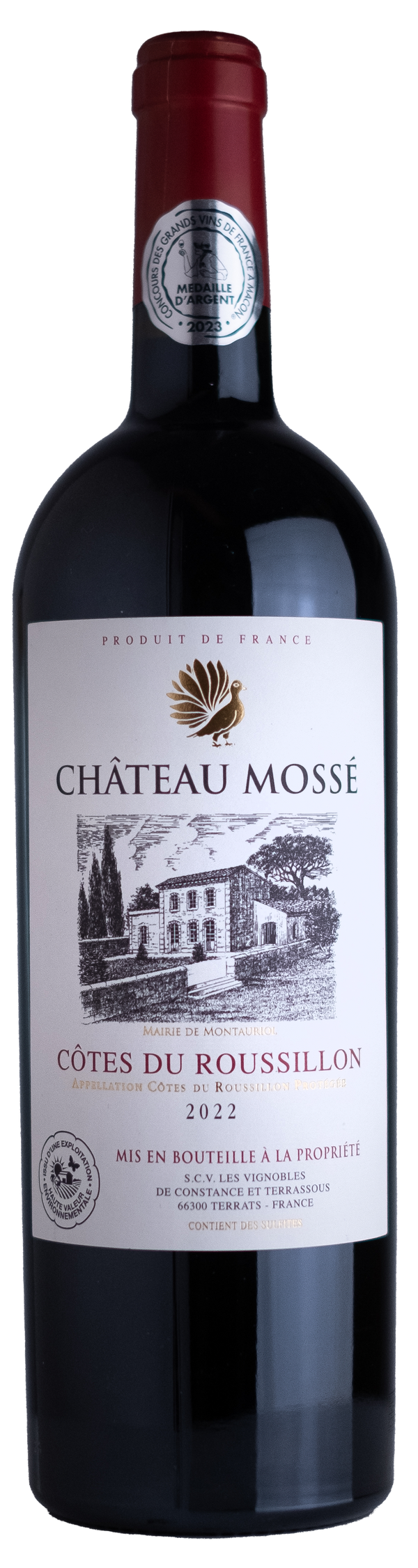 Chateau Mossé, AOC Côtes du Roussillon, Vignobles Terrassous 12x750ml - Just Wines 