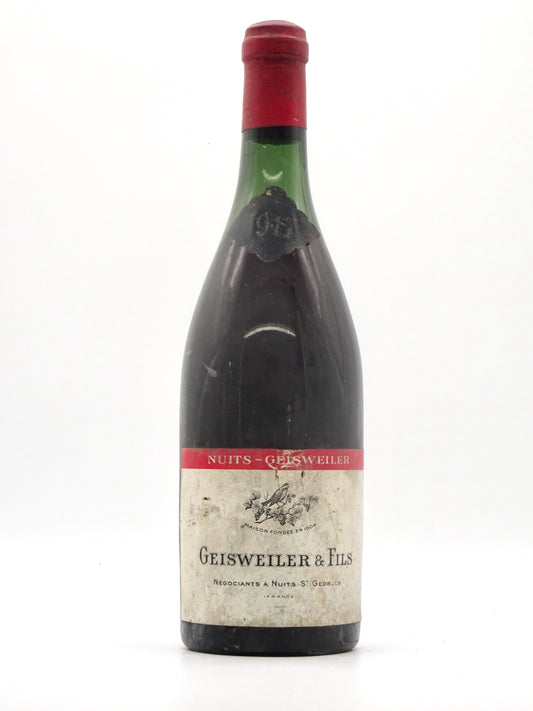 Nuits St Georges, Geisweiler, vts, 1917 - Just Wines 