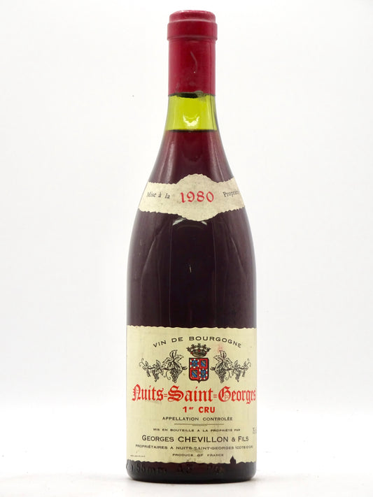 Nuits St Georges 1er Cru, Domaine Georges Chevillon, bn, 1980 - Just Wines 