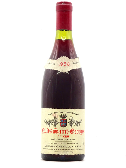 Nuits St Georges 1er Cru, Domaine Georges Chevillon, bn, 1980 - Just Wines 