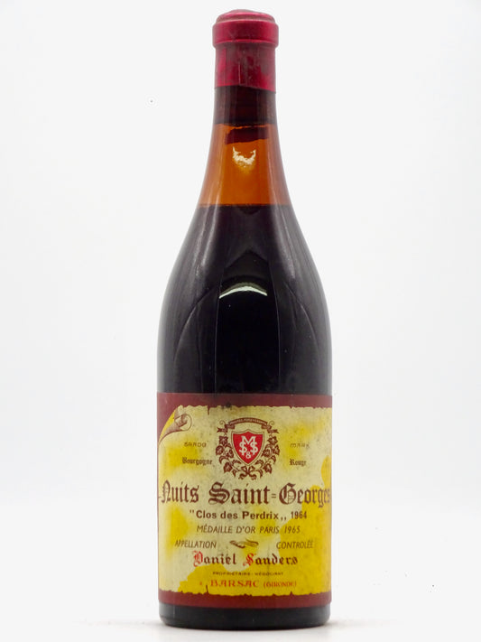 Nuits St Georges 1er Cru Clos des Perdrix, Daniel Sanders, ts, 1964 - Just Wines 