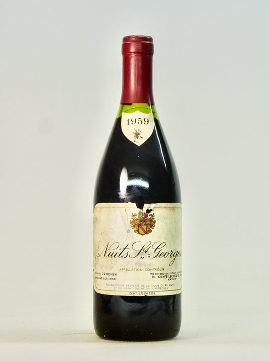 Nuits St Georges, Domaine J. Drouhin, 1959 - Just Wines 