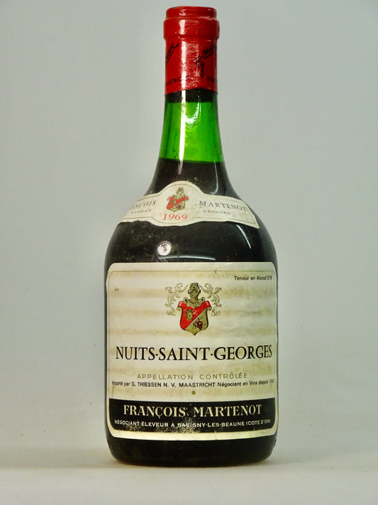 Nuits St Georges, Domaine Martenot, 1969 - Just Wines 