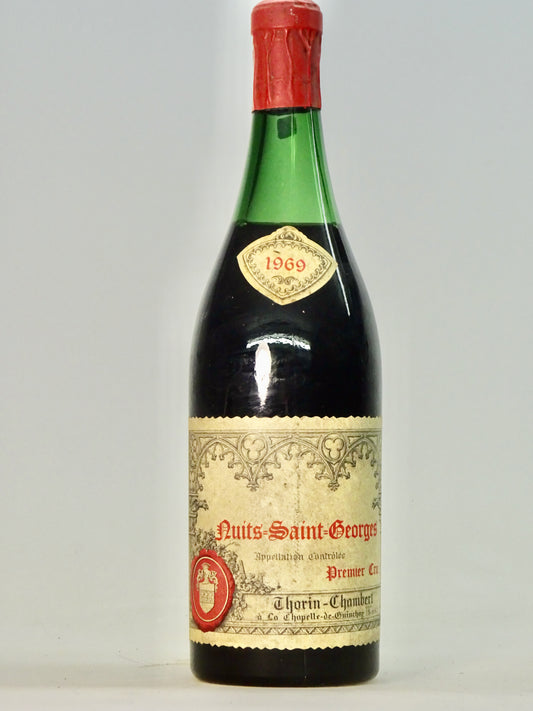 Nuits St Georges 1er Cru, Domaine Thorin Chambert, ts, 1969 - Just Wines 