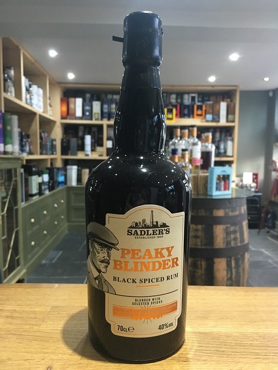 Peaky Blinder Black Spiced Rum 70cl 40% - Just Wines 