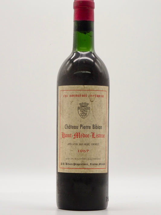 Pierre Bibian, Listrac M茅doc, 1957 - Just Wines 