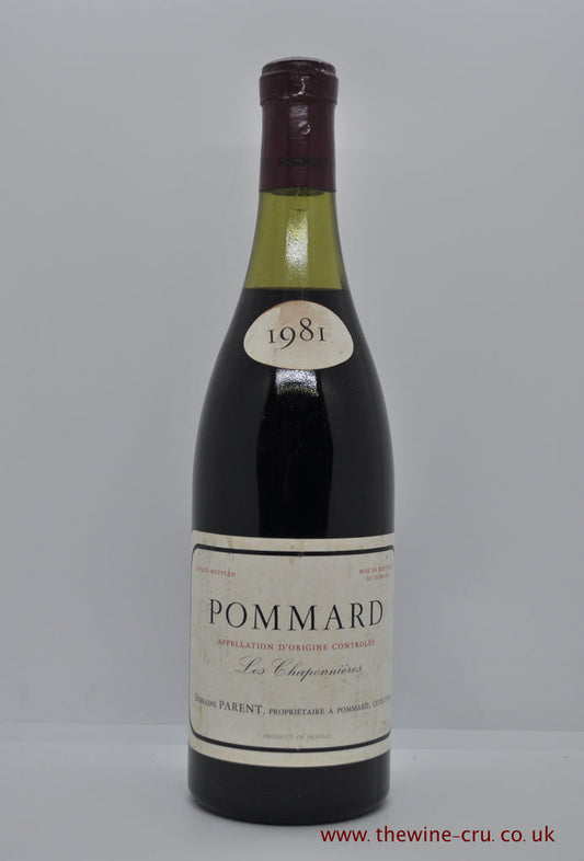 Pommard Les Champonnieres Domaine Parent 1981 - Just Wines 