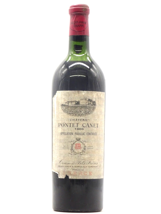 Pontet Canet, ts, 1966 - Just Wines 