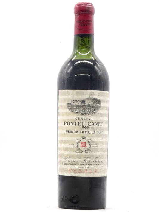 Pontet Canet, 1966 - Just Wines 