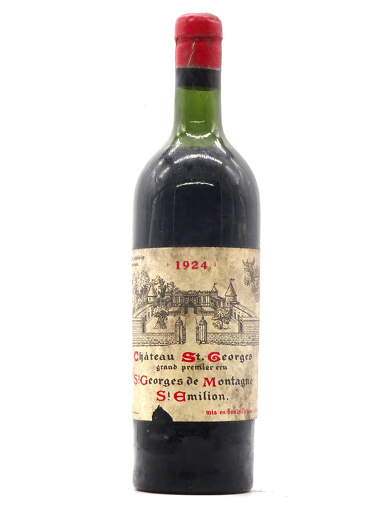 Saint Georges , Saint Georges St Emilion, 1924 - Just Wines 